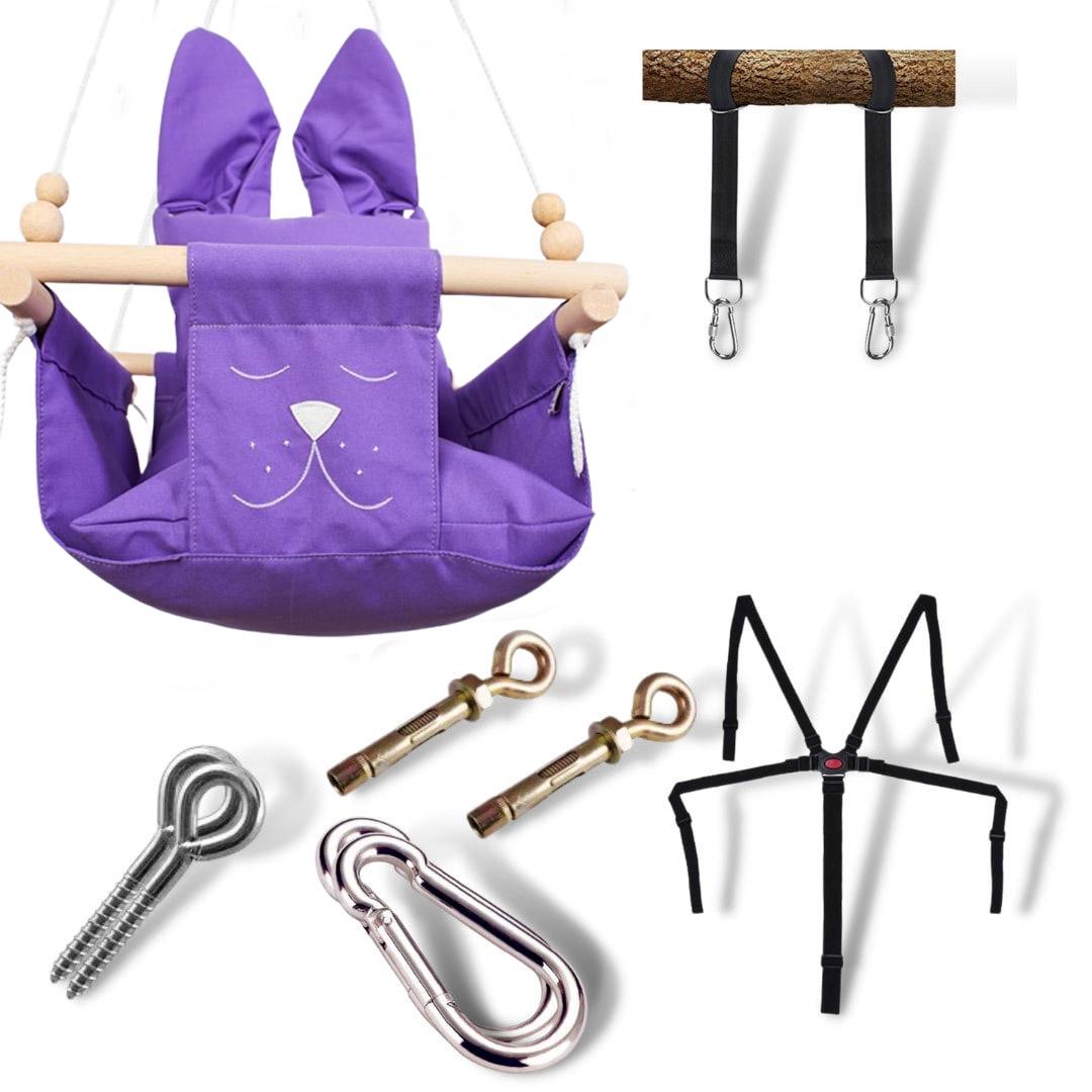 Детская качеля Infancy Ушастая Насыщенно-фиолетовый (9902654)