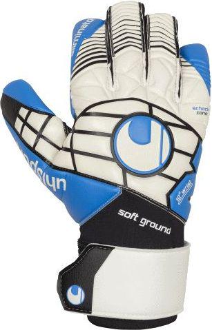 Рукавиці воротарські Uhlsport Eliminator Soft Hn Comp 1000173 01 р. 10,5 Чорно-біло-блакитний - фото 1