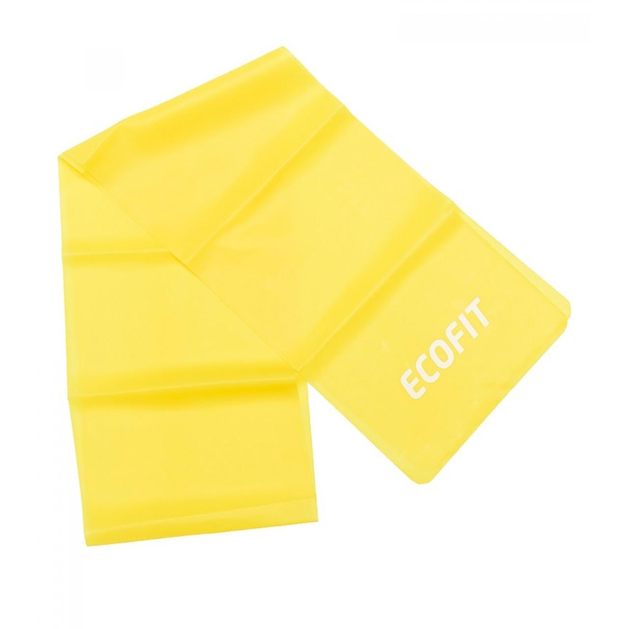 Эспандер ленточный Ecofit MD1318 TPE 1,8-2,7 кг 1200х150х0,3 мм Желтый (2894450600)