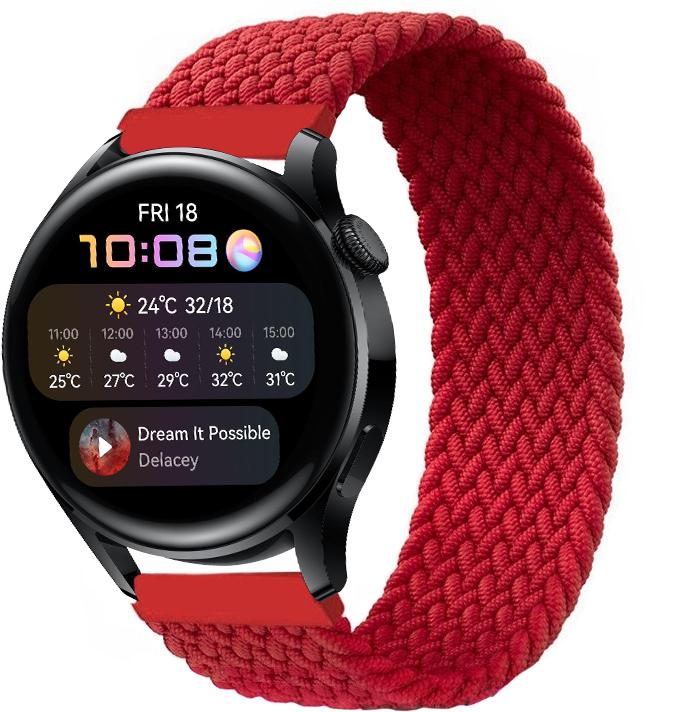 Ремешок Solo Loop для Huawei Watch 3 (135 мм) Red (26547-2D)