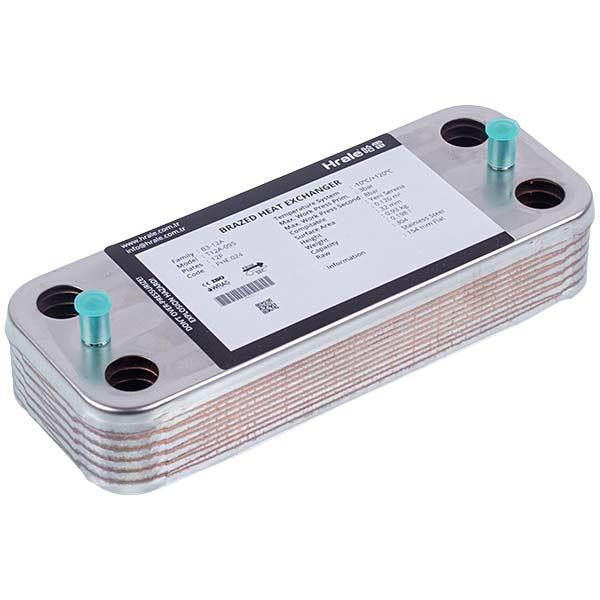 Теплообменник пластинчатый ГВС 12 пластин для газового котла Viessmann Vitopend 100 WH1D 23 кВт 7828745 (00000055613)