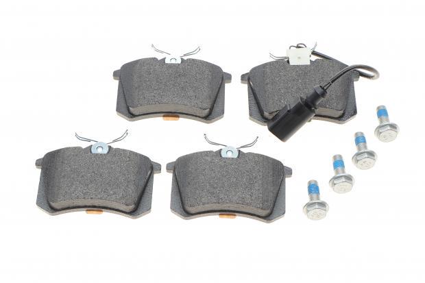Колодки тормозные задние TEXTAR для VW Sharan 95-10/Ford Galaxy 95-06 87x53x17,2 мм Lucas с датчиком (2355403)