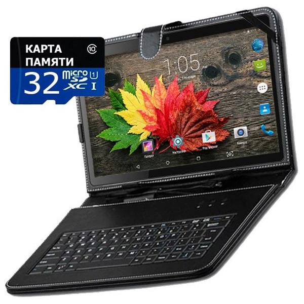 Планшет Adronix Планшет-телефон MT116 2GB RAM Matte Black + Чехол-клавиатура + Карта памяти 32GB