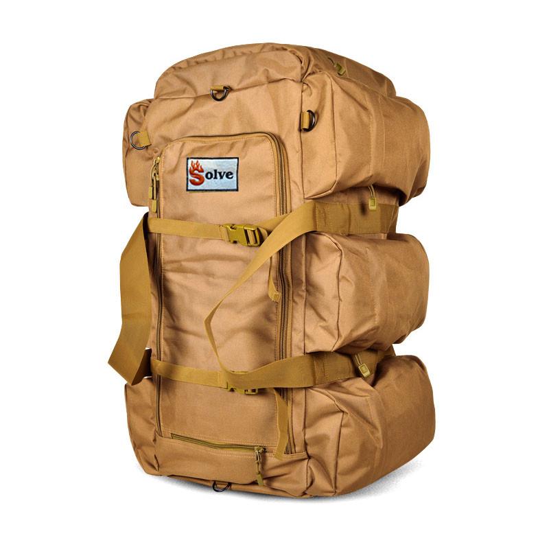 Сумка-рюкзак тактический 2 в 1 Solve Bag 80 л 72 x 30 x 30 см Койот (KT6002505)