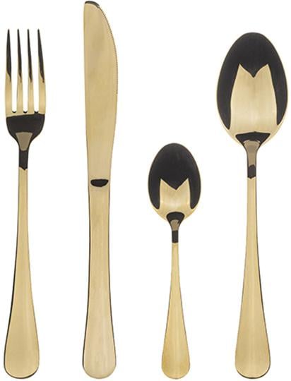 Набор столовых приборов Bergner Munich 24 пр. на 6 персон Шампань (BG-5131-CH)