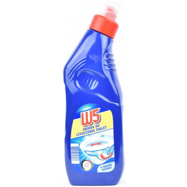 Гель для гигиены туалета W5 Ocean Fresh Свежесть океана 1 л Гель для гигиены туалета W5 Ocean Fresh Свежесть океана 1 л