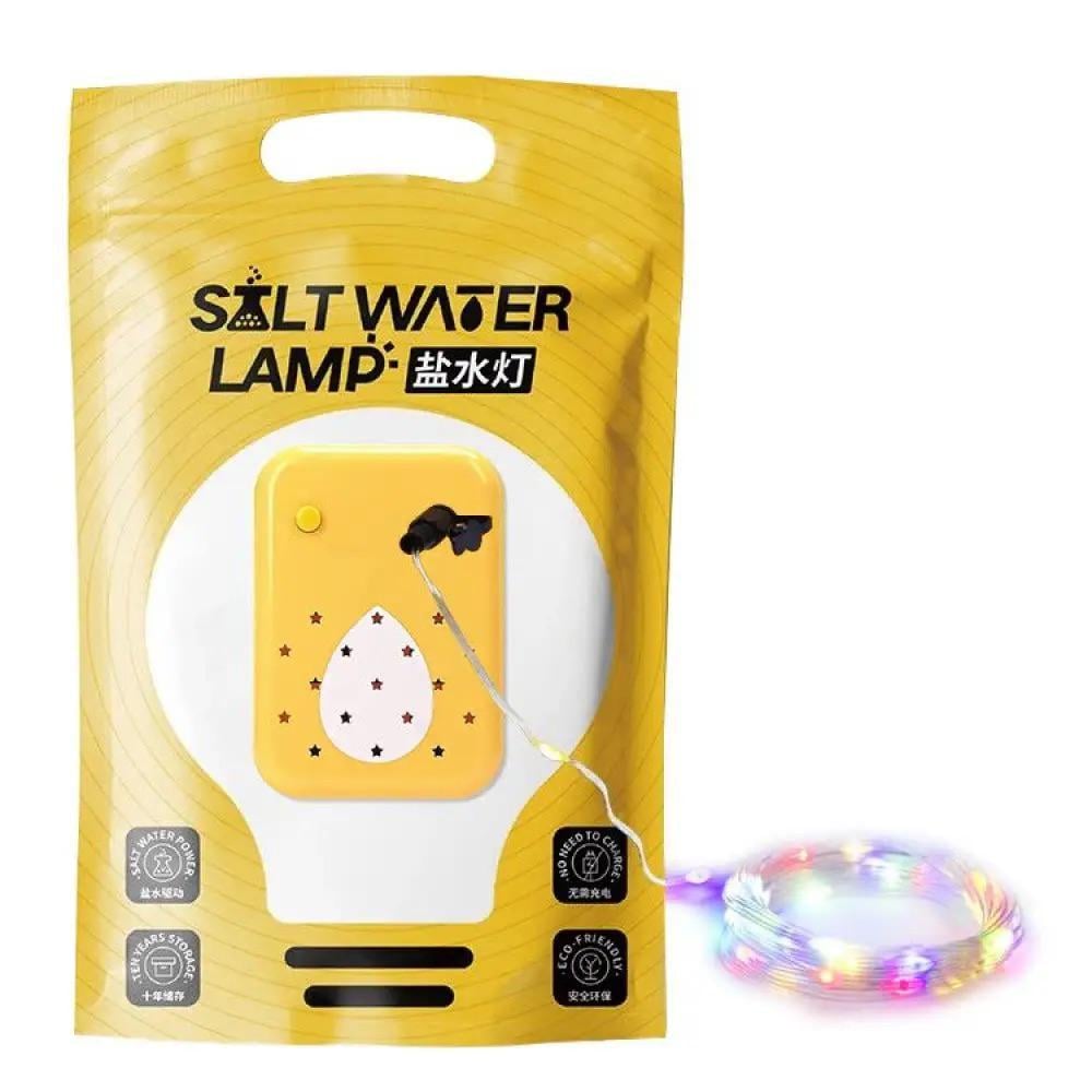 Ліхтар LED Salt Water Lamp ESP-02 аварійний від солоної рідини з гірляндою 200Lm (54782)