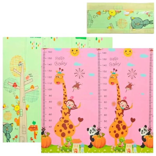 Коврик игровой термо 2 посторонний в сумке 180х200х08 см (D-42515)