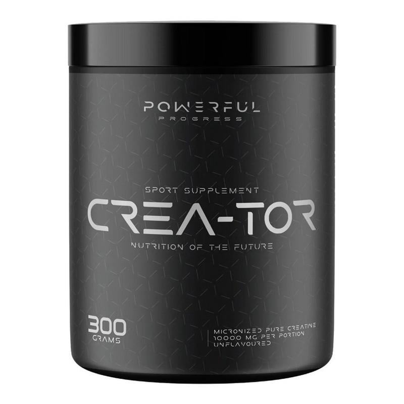 Креатин моногидрат Powerful Progress Crea-Tor Micronized Без вкуса 300 г (07153-01)