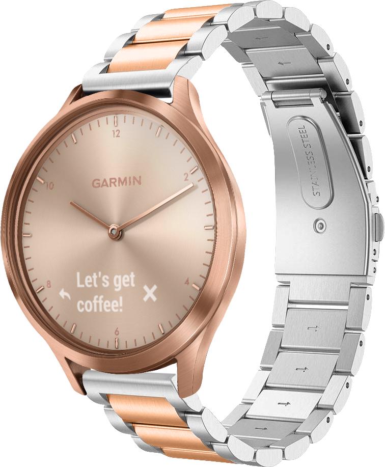 Металлический Ремешок Shain Line для Garmin Vivomove HR Silver Rose (28105-68)