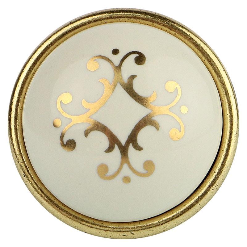 Мебельная ручка Bosetti Marella CL 24316.01.035 Золотой/Кремовой с рисунком (18791) - фото 2 Мебельная ручка Bosetti Marella CL 24316.01.035 Золотой/Кремовой с рисунком (18791) - фото 2