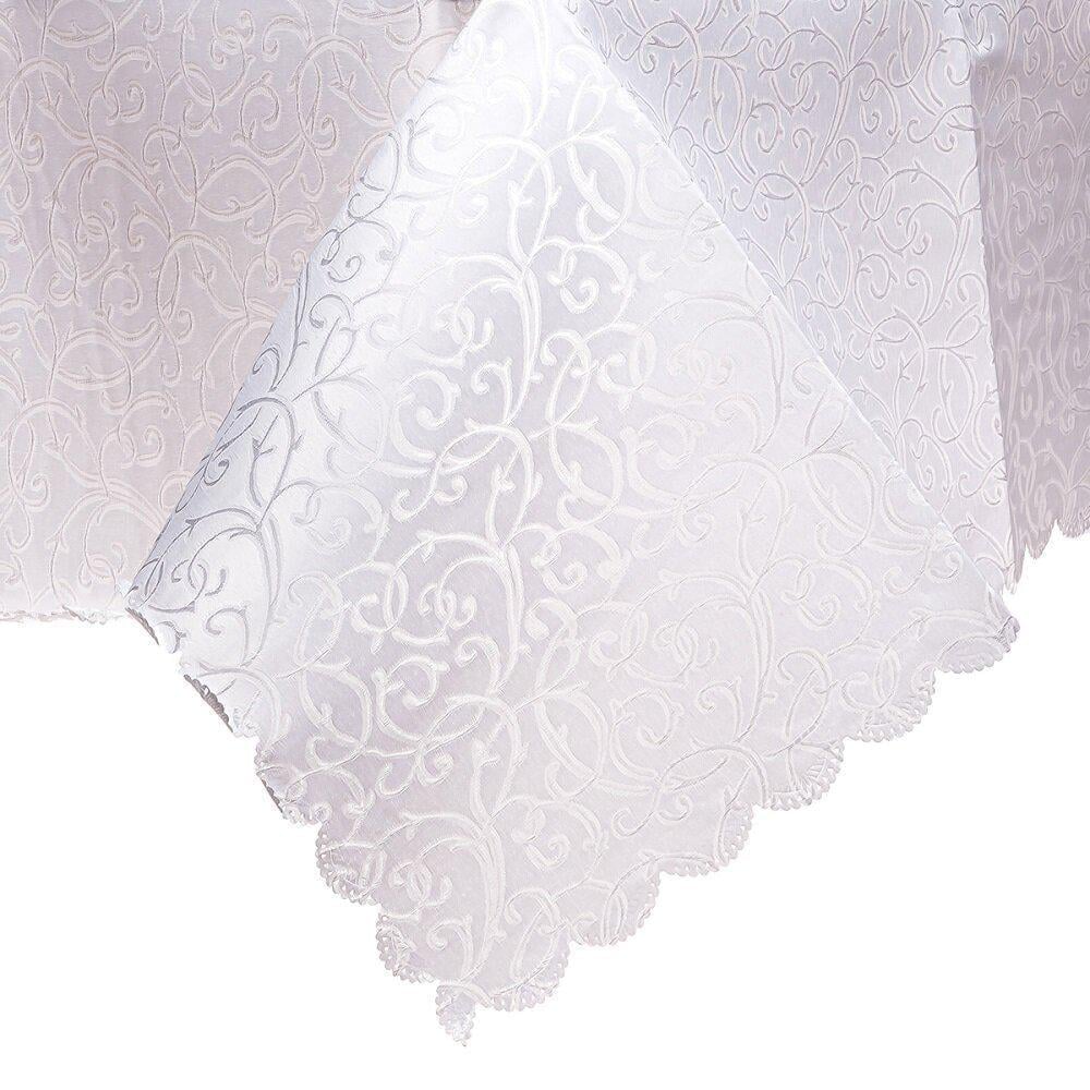 Скатерть Kornel KL-32 140x180 см Белый (1704205001396)