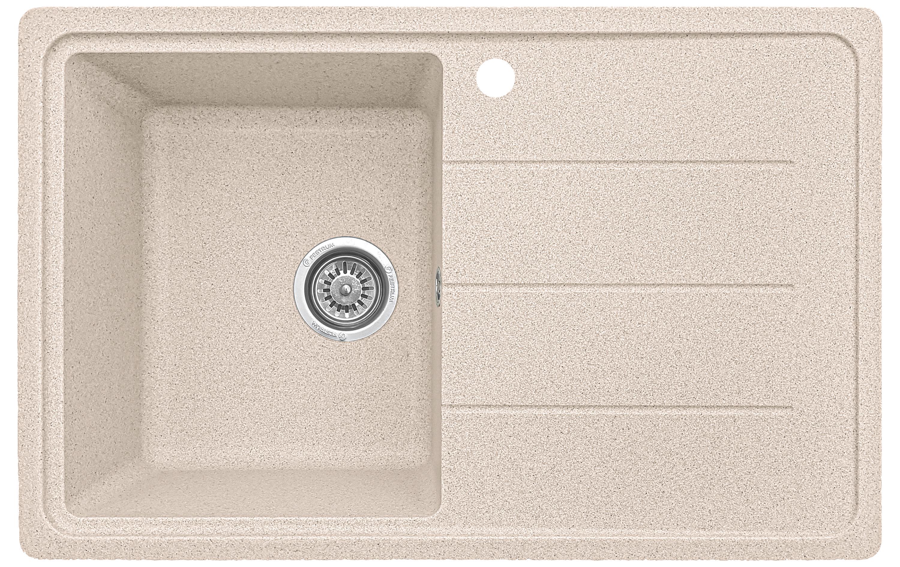 Мойка кухонная EcoLine EL24R 780x500 мм Бежевый