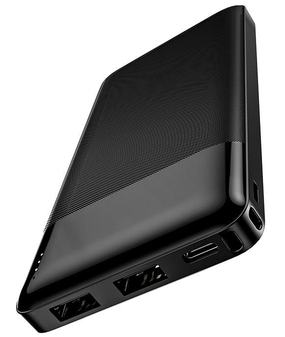 ᐉ Повербанк HOCO Easy travel 10000 mAh J72 2USB/1Type-C 2A Чорний ...