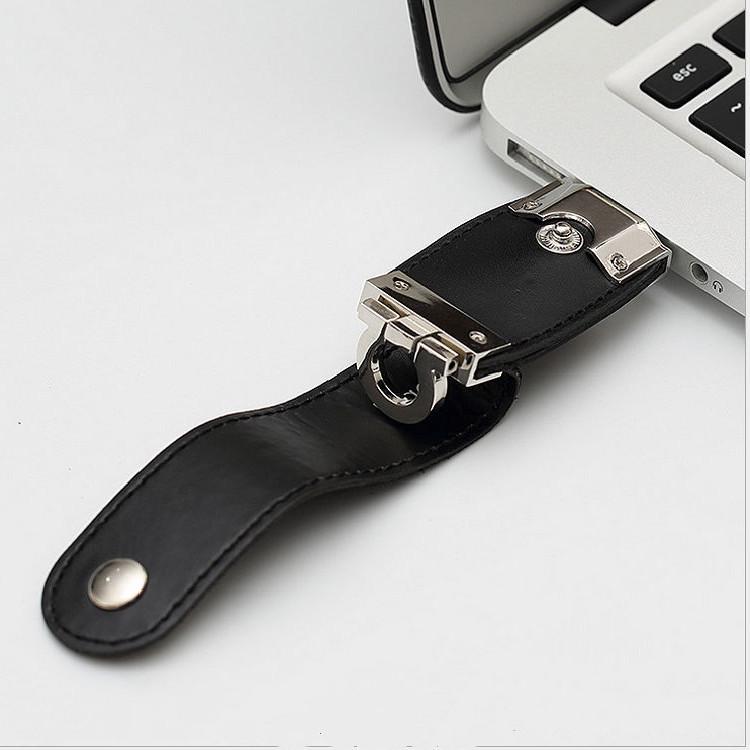 Флеш-накопичувач XON FlashDrive X Leather 128 Гб Black (81111128) - фото 3