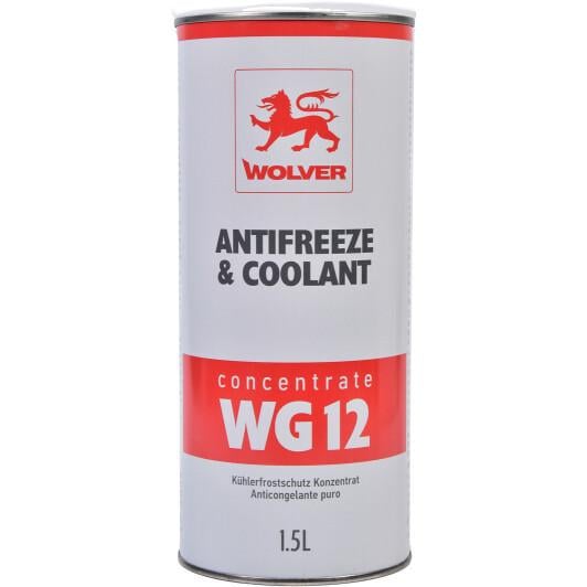 Антифриз Wolver COOLANT CONCENTRATE WG12+ 1,5л Красный (168592)