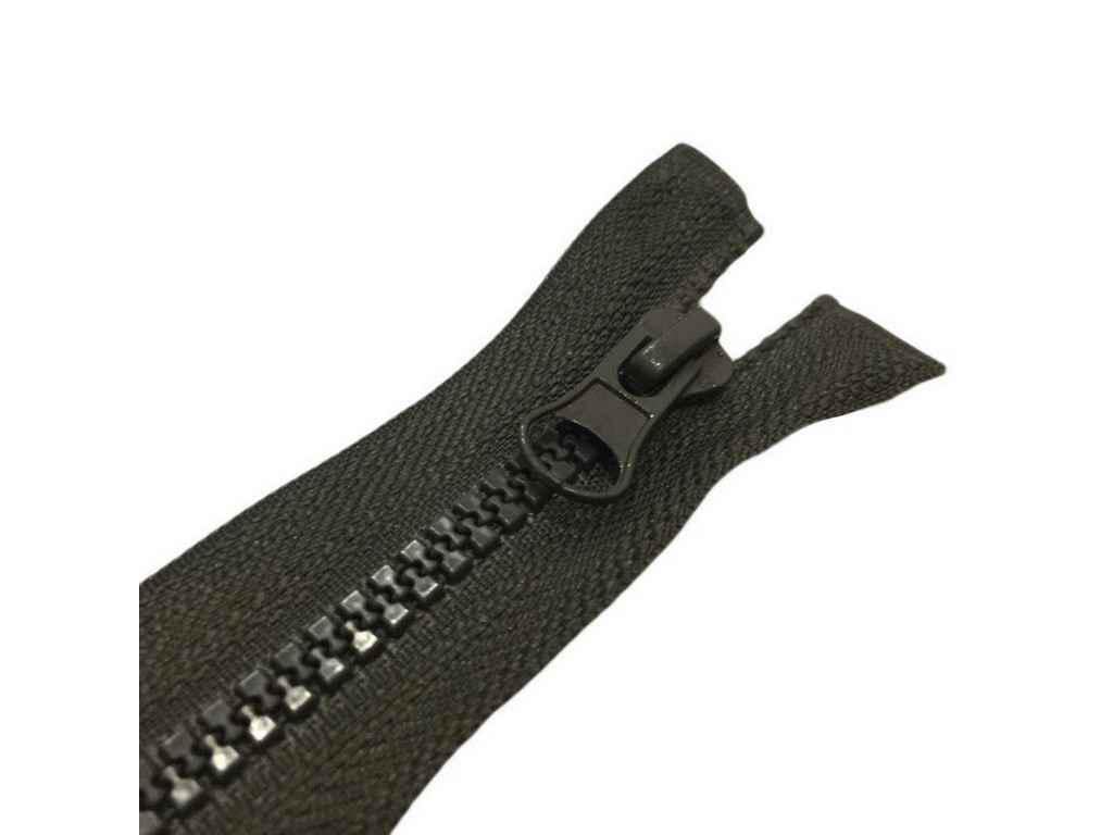 Молния Welltex разъемная тракторная №5 S-157 ZIP 80 см Темно-коричневый (571116)