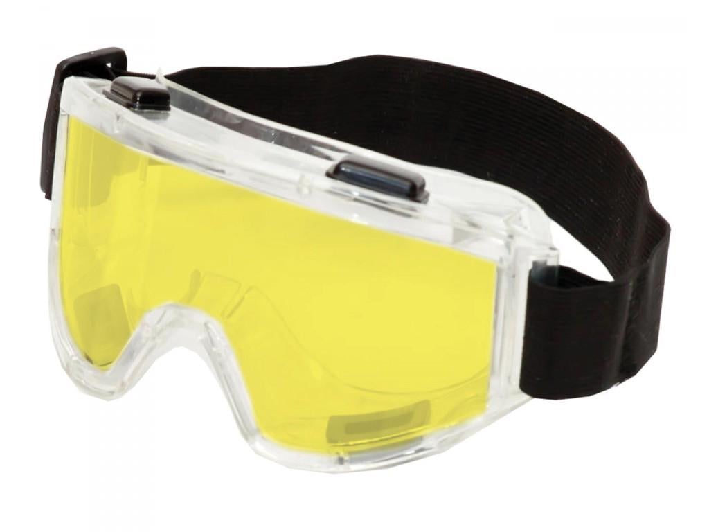 Очки защитные P-1440 контраст и желтая линза с косвенной вентиляцией