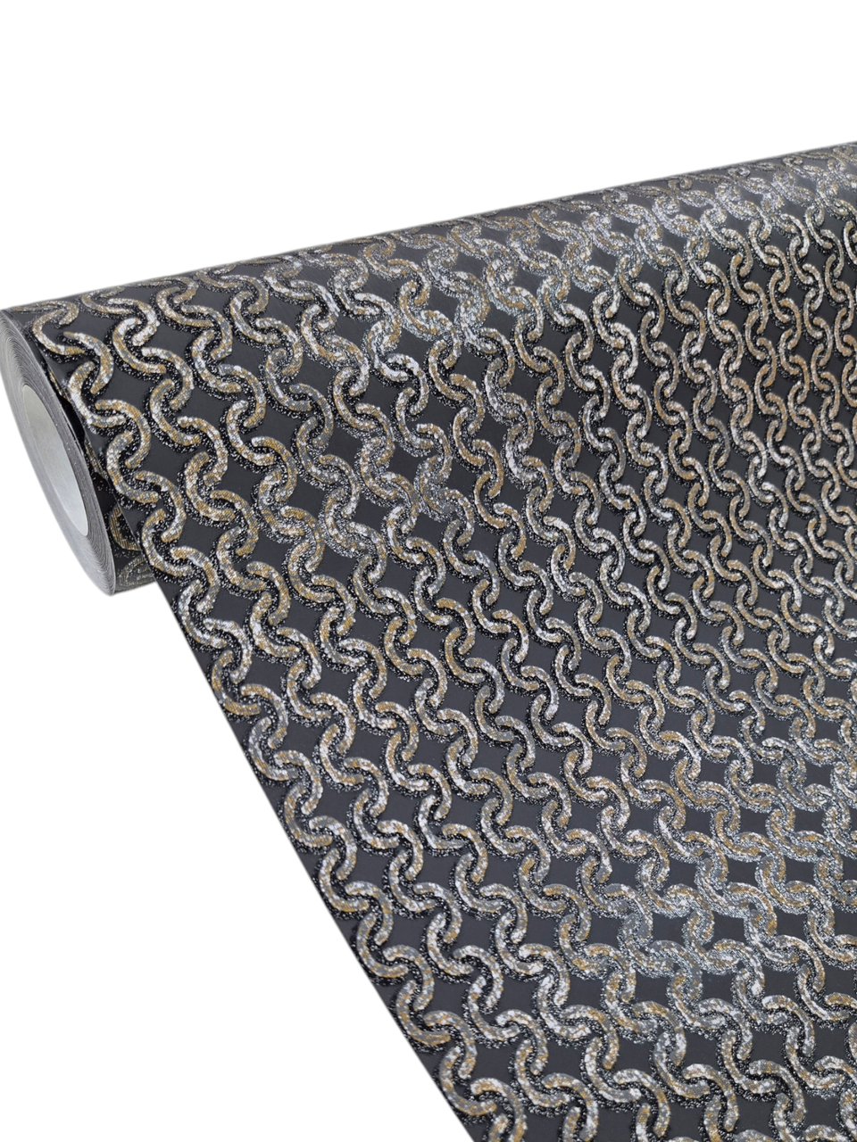 Обои виниловые Marburg 10,05x1,06 м Черный с золотистым (33608)
