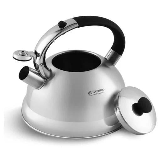 Чайник со свистком Edenberg EB-2446 с турбо индукционным капсульным дном 3 л (EB-2446) - фото 1 Чайник со свистком Edenberg EB-2446 с турбо индукционным капсульным дном 3 л (EB-2446) - фото 1