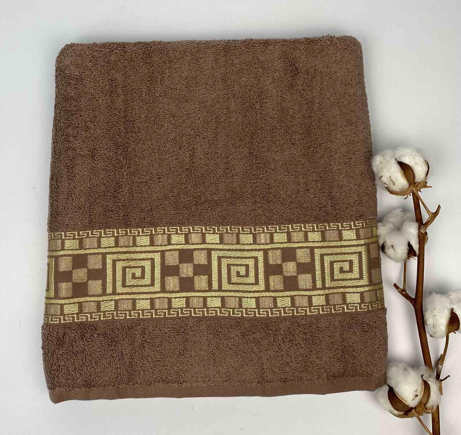 Рушник Cottonize cod 112 70х140 см Коричневий (CN21591) - фото 1 Рушник Cottonize cod 112 70х140 см Коричневий (CN21591) - фото 1