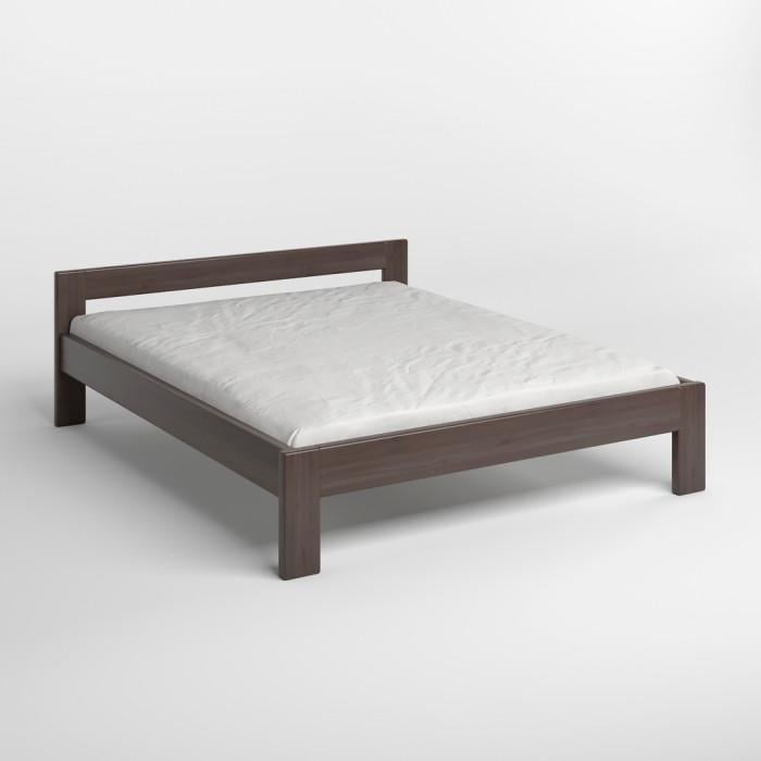 Кровать двуспальная MebiGrand Дели 140х200 см Венге (26576125)