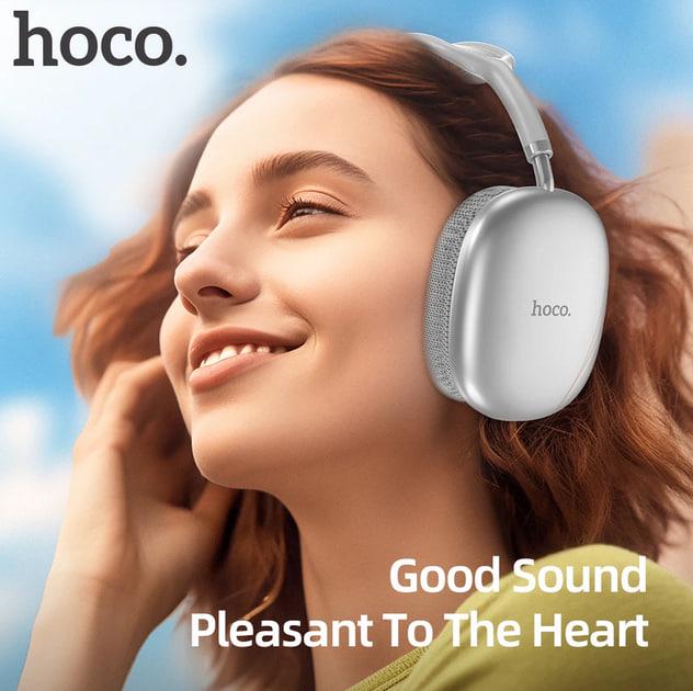 Наушники Hoco W35 Air Wireless Bluetooth Silver (000340) - фото 7