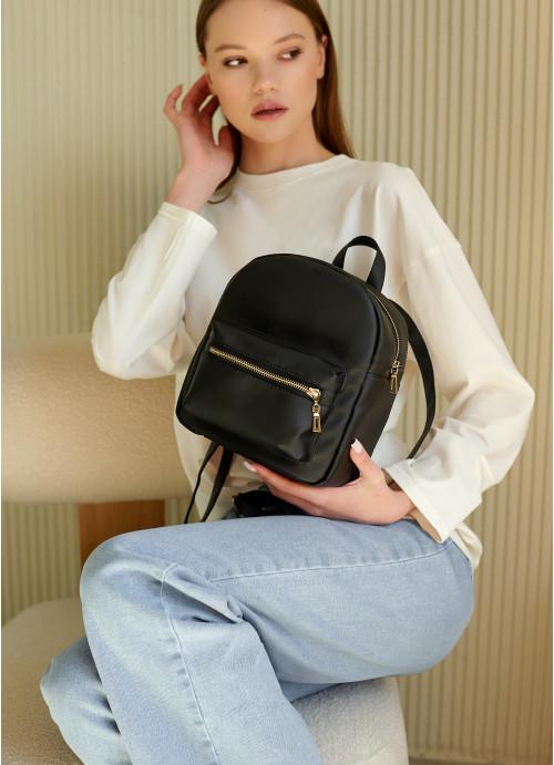 Городской рюкзак женский Sambag молодежный Черный (7100201023)