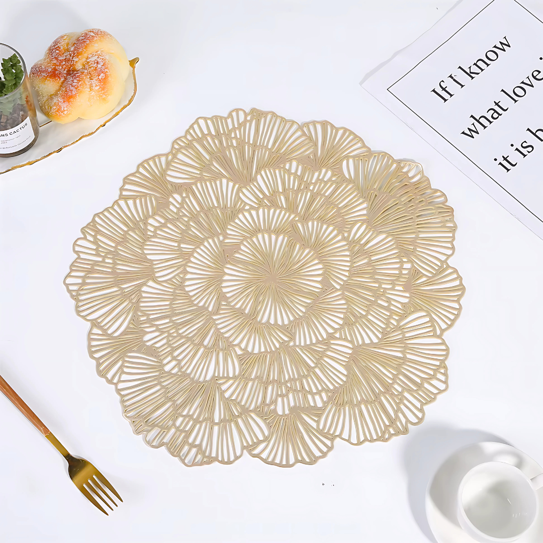 Салфетка сервировочная под горячее 2 шт. Золотистый (C052_gold) - фото 3 Салфетка сервировочная под горячее 2 шт. Золотистый (C052_gold) - фото 3