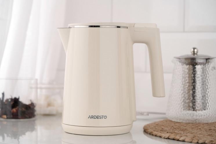 Електрочайник Ardesto EKL-F1BG 1 л Бежевий (2316446910) - фото 2 Електрочайник Ardesto EKL-F1BG 1 л Бежевий (2316446910) - фото 2
