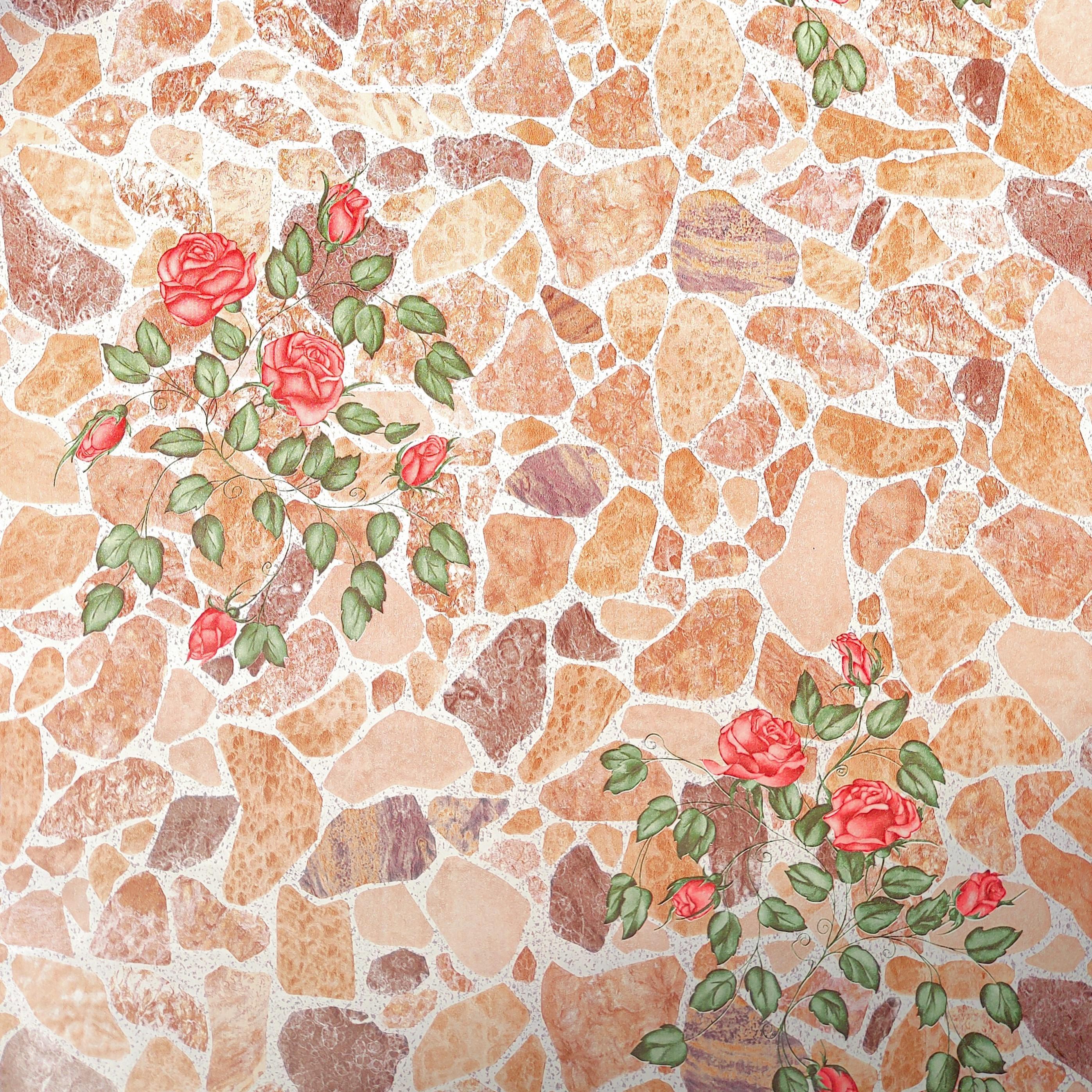 Обои бумажные влагостойкие Шарм Роза 41-01