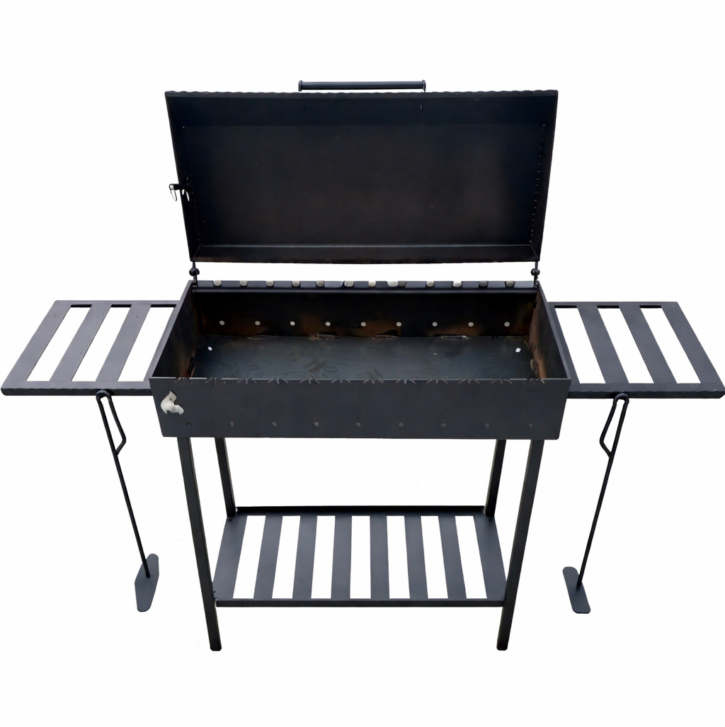 Мангал-барбекю на 12 шампуров с решеткой-гриль и подставкой под котел 4 мм (33005704)