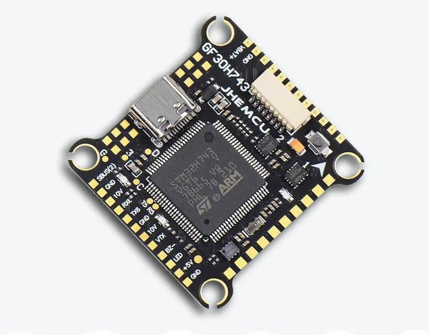 Полетный контроллер FC JHEMCU GF30H743 ICM-42688-P DUAL 30x30 для FPV дронов (00-00025552)