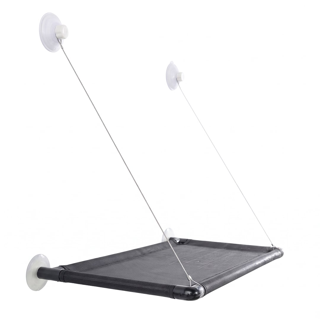 Лежак для кошек оконный Lesko A07010 на присосках 69х38 см Black (38786837) Лежак для кошек оконный Lesko A07010 на присосках 69х38 см Black (38786837)