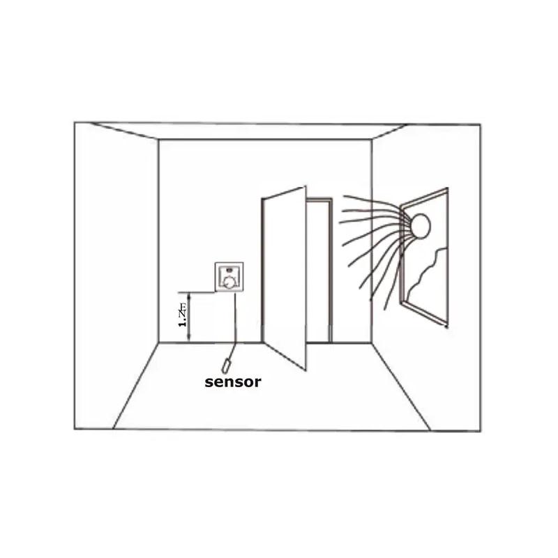 Терморегулятор механічний Castle AC308H Білий (13704134) - фото 2 Терморегулятор механічний Castle AC308H Білий (13704134) - фото 2