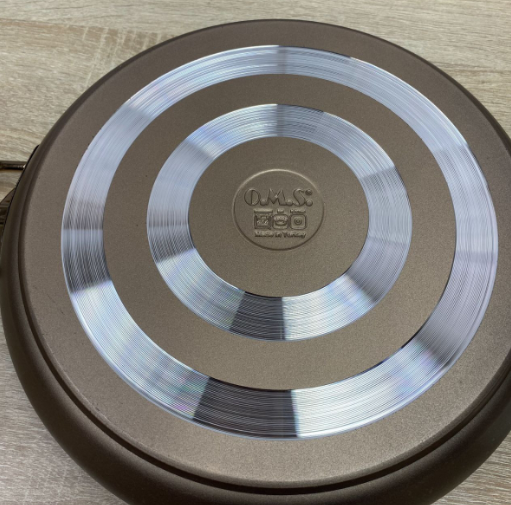 Сотейник с крышкой OMS алюминиевый с антипригарным покрытием 4 л Bronze (3341-30-bronze) - фото 2