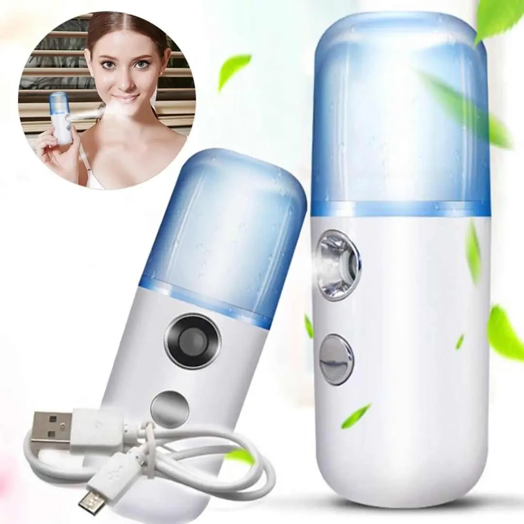 Нано-распылитель воды для лица и тела портативный увлажнитель 30 мл с USB зарядкой (NANO23) - фото 2 Нано-распылитель воды для лица и тела портативный увлажнитель 30 мл с USB зарядкой (NANO23) - фото 2