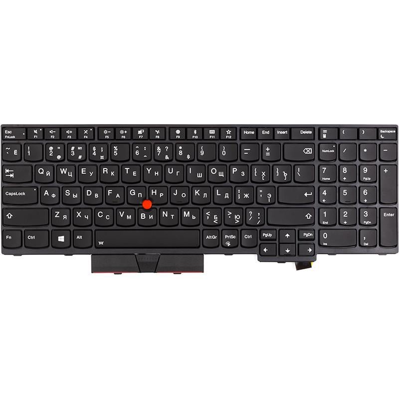 Клавиатура Power для ноутбука Lenovo Thinkpad T570 черный фрейм подсветка