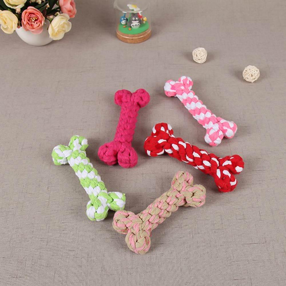 Игрушка для собак и кошек в виде косточки из хлопкового каната (TA0135_2) - фото 2 Игрушка для собак и кошек в виде косточки из хлопкового каната (TA0135_2) - фото 2