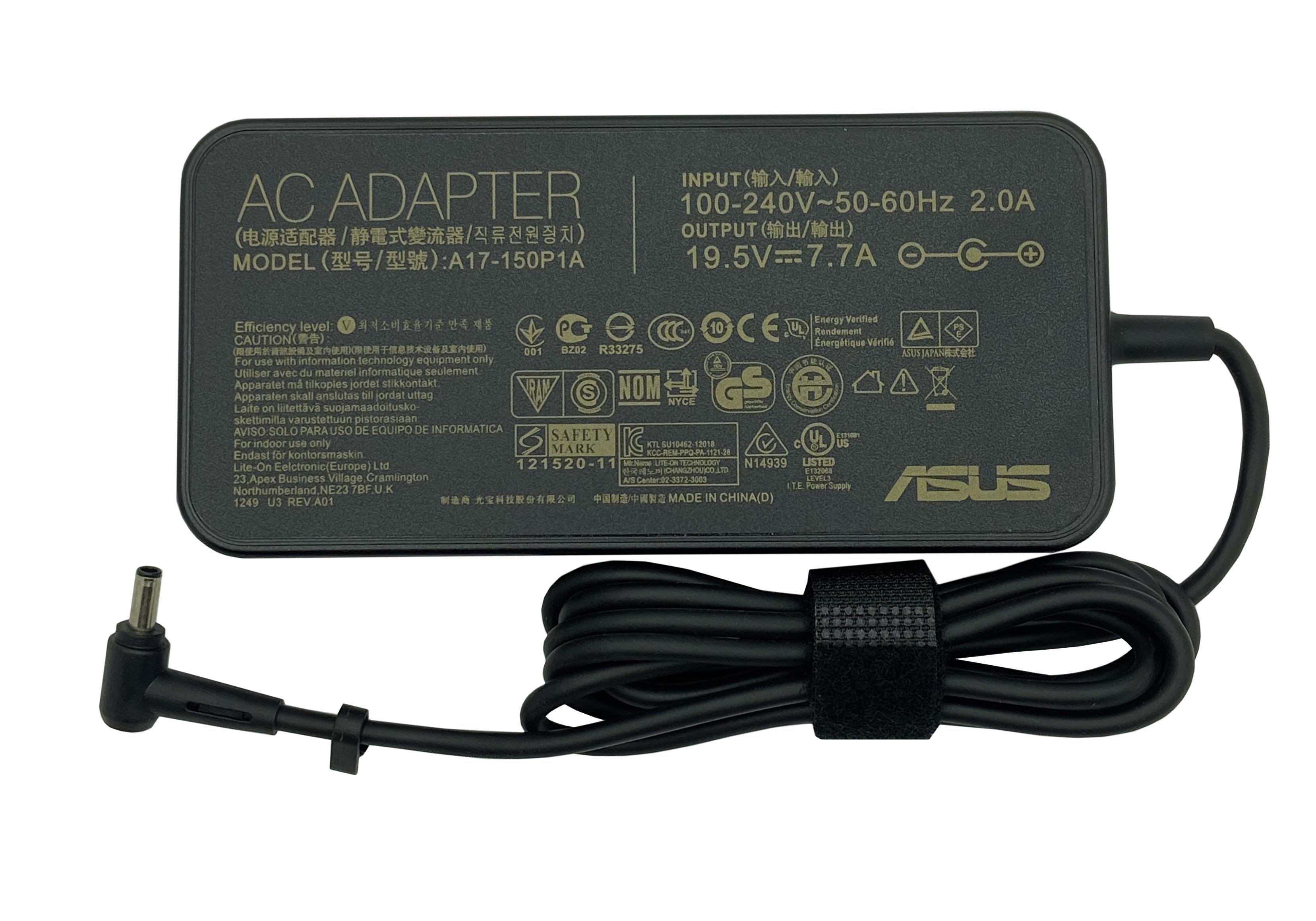 Блок питания для ноутбука Asus 150W 19,5V 7,7A 4.5x3 мм (080522)