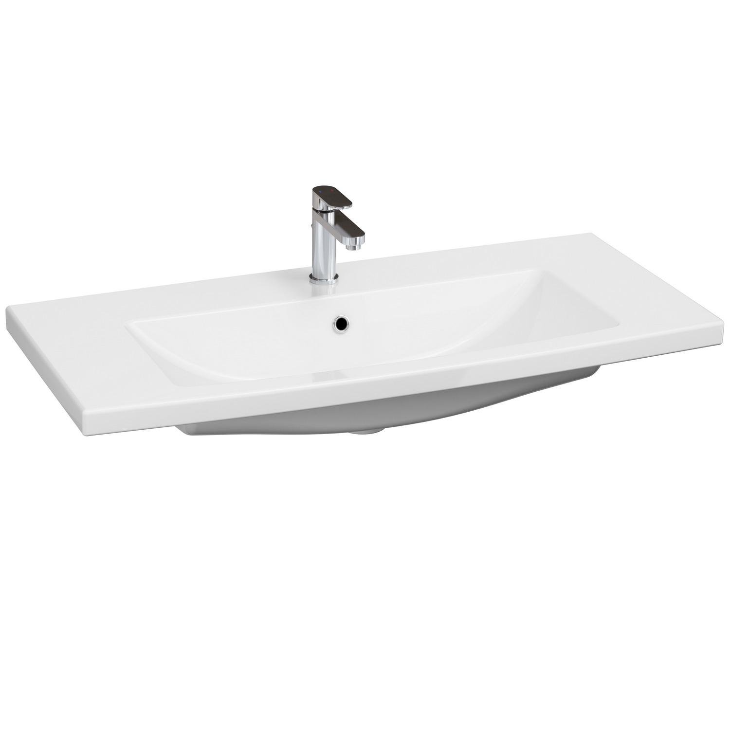 Умывальник мебельный Cersanit Como CCWF1006801603 1000x455x180 мм Белый (86075)