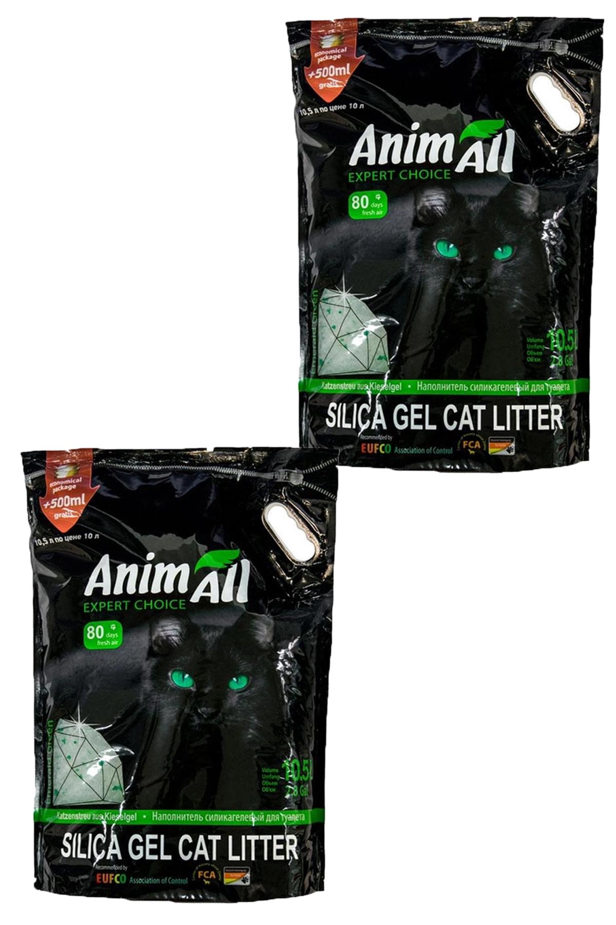 Наполнитель для котов AnimAll Emerald cиликагелевый 10,5 л 2 шт. Green (345211618)