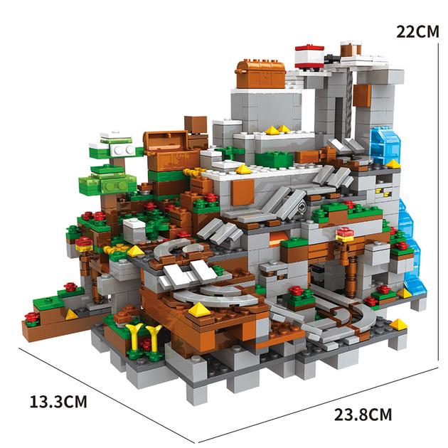 Конструктор Майнкрафт My World Гірська печера шахта з героями та мобами 1089 дет. - фото 2 Конструктор Майнкрафт My World Гірська печера шахта з героями та мобами 1089 дет. - фото 2