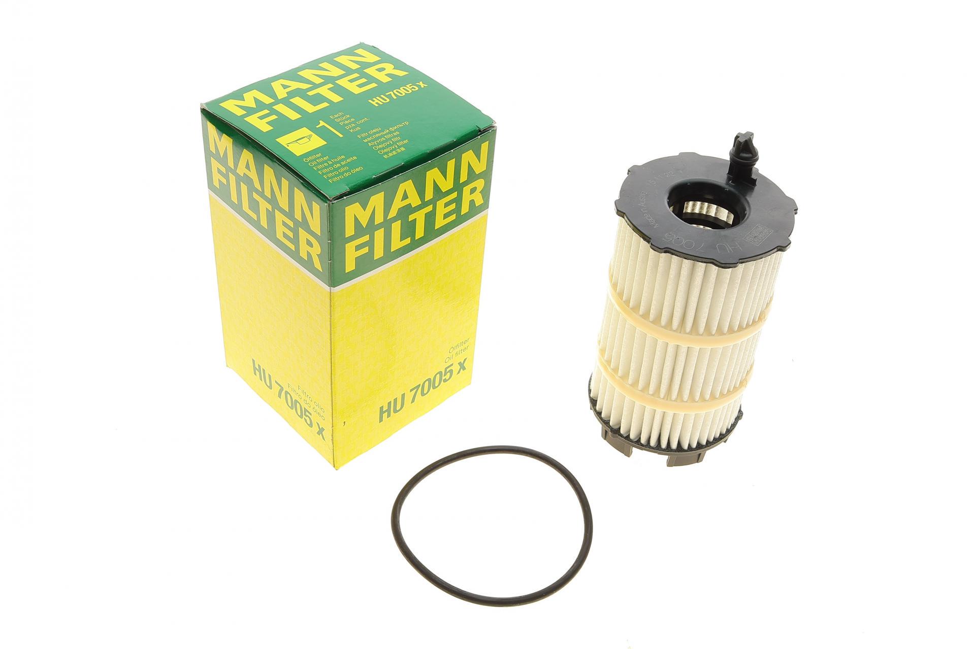 Фильтр масляный Mann-Filter для Audi A4/A6/A6/Q7/VW Touareg 4,2/5,2FSI 06- (HU 7005 X)