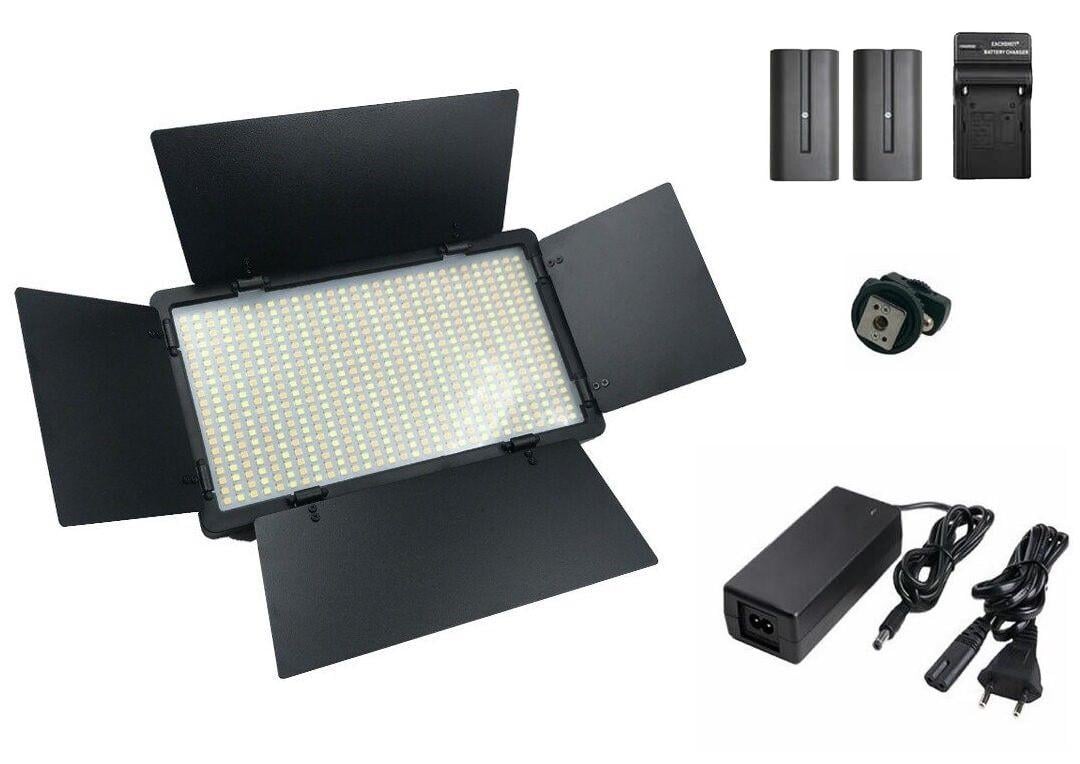 Комплект Led світла Varicolor Pro LED U800 мережевий адаптер 2 акумулятори + зарядний пристрій (1715748150)