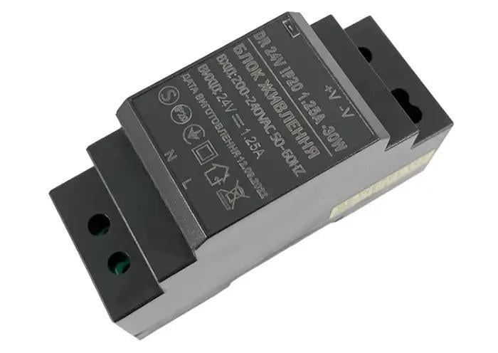 Блок питания AVT на DIN-рейку 12V 2,5А 30W DR IP20 (1022440)