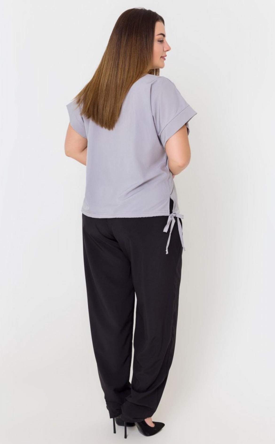 Блузка женская темила р. 60 Серый (2288812452) - фото 2