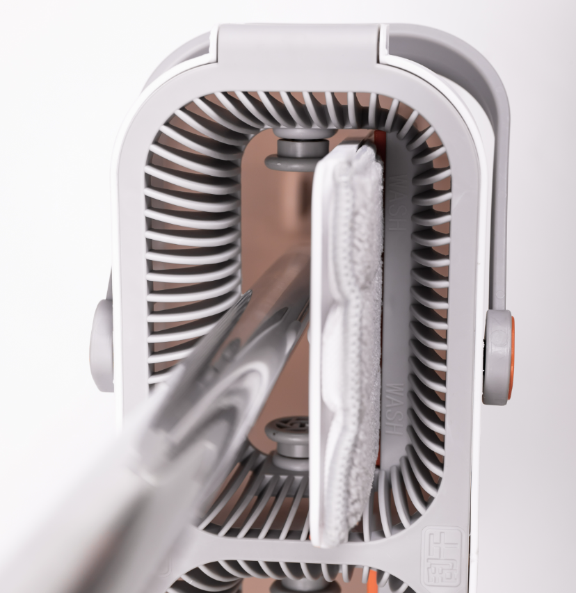 Комплект для прибирання швабра плоска та відро з 2 відсіками з віджимом Білий (HP-35015-18) - фото 8 Комплект для прибирання швабра плоска та відро з 2 відсіками з віджимом Білий (HP-35015-18) - фото 8