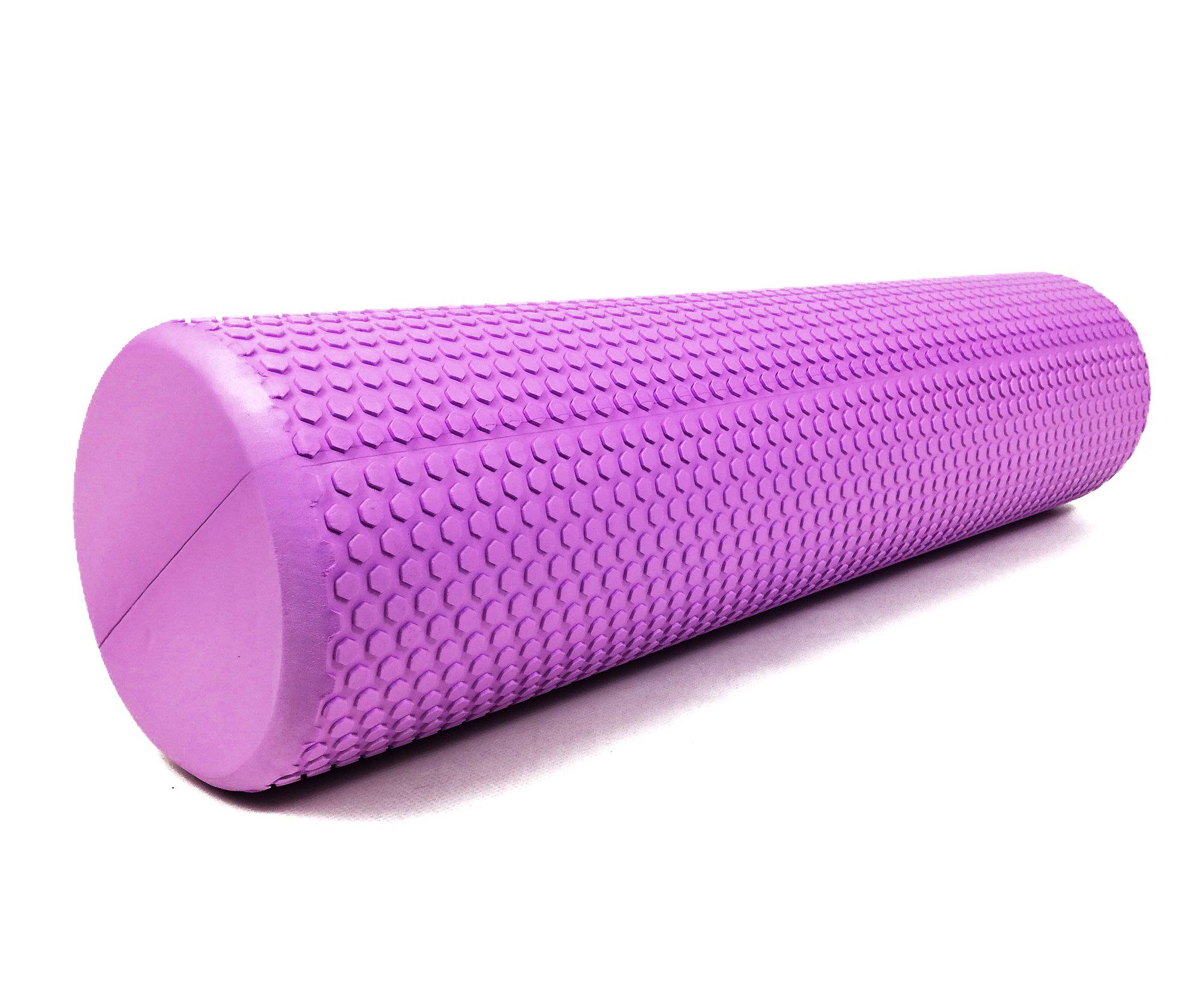 Массажный ролик EasyFit Foam Roller 60 см Сиреневый (EFFM60-V) - фото 1