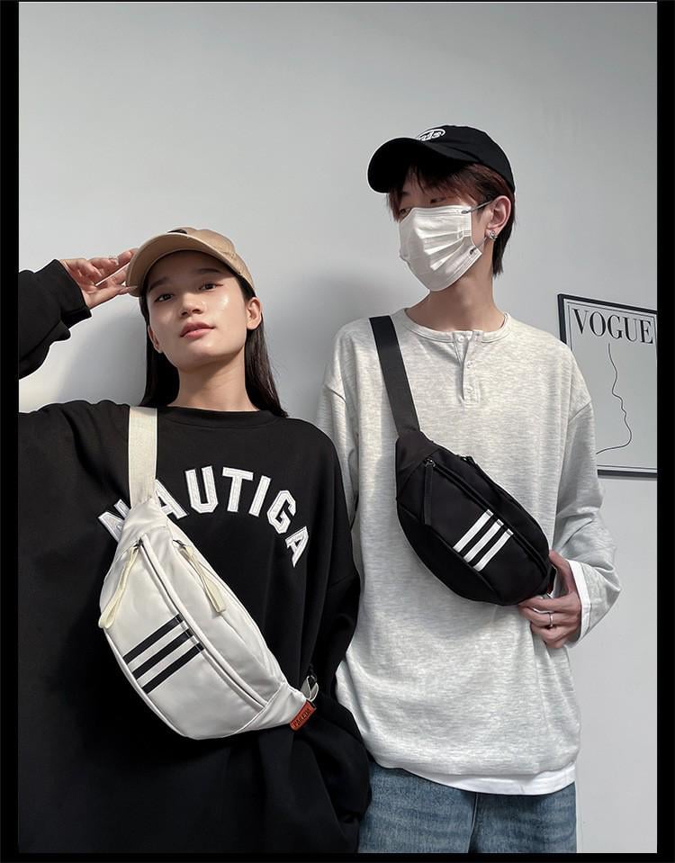 Сумка нагрудная влагостойкая 35 см Белый (18142581) - фото 6